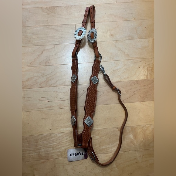 Western Leather Horse Breast Collar - Picture 2 of 10